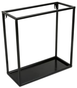 Fali polc 35x35 cm fekete