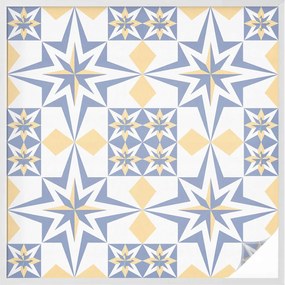 Szélvédőfólia Ablakvédő Adatvédelem Csillag mintás 100x100 cm