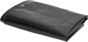 vidaXL fekete takaróponyva 650 g/m² 3 x 5 m
