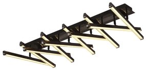 LED Dimmelhető felületre szerelhető csillár LED/125W/230V 3000-6500K + távirányítás