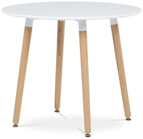 Étkezőasztal 90×90 cm, MDF, Fehér. DT-306 WT