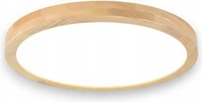 WayLuoung Led mennyezeti lámpa Ø60cm 48W 3000-6000K fényerőszabályozható fa távirányító