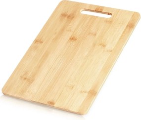 Közepes Bambusz Konyhai Vágódeszka Tálalás Fa 35,5x25,5