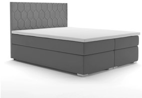 Franciaágy Boxspring 180 cm Piranno (sötétszürke) (tárolóhellyel). Akció -16%. 1044294