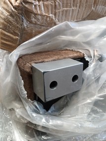 AKCIÓ világosbarna kihúzható sarokkanapé CAVELO, kétszínű II. osztályú