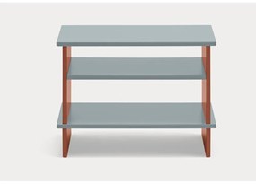 Téglavörös-szürke éjjeliszekrény Inari – Teulat