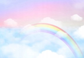 Fotótapéta Szivárvány ég Felhők 416 x 254