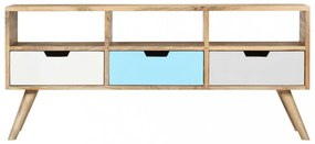 tömör mangófa TV-szekrény 110 x 35 x 48 cm