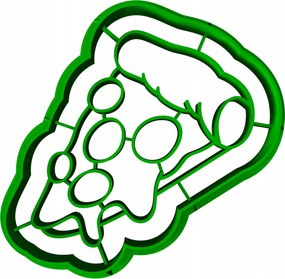 Foremka Lyukasztó Sütemény- és Mézeskalácsvágó Szilveszter Pizza 8cm