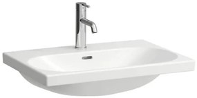 Mosdótál Laufen Lua 50x35 cm fehér fényes felülettel akkumulátornyílás, túlfolyás nélkül H8100840001041