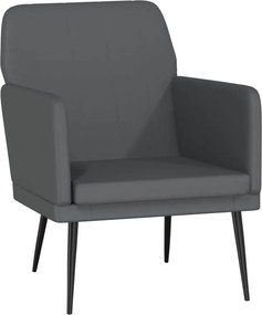 vidaXL szürke műbőr fotel 61 x 78 x 80 cm