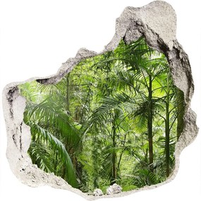 3d lyuk fal dekoráció Trópusi erdő nd-p-72098525