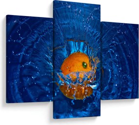 Kép - narancs a vízben (90x60 cm)