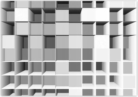 Poszterek 100x70 Optikai illúzió 3D kockák