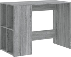 vidaXL szürke sonoma színű szerelt fa íróasztal 102x50x75 cm