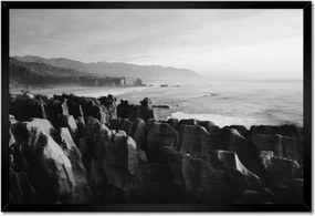 Poszterek keretben 60x40 Panoráma a hegyek tetejére