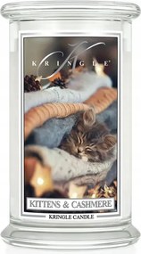 Kittens & Cashmere Kringle Candle nagy gyertya két kanóccal (624g)
