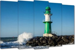 Vászonkép 150x95 Világítótorony Tenger