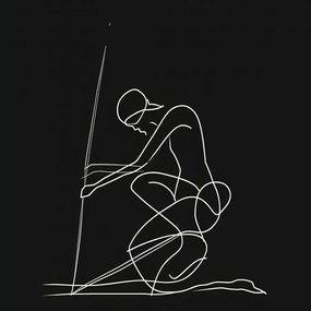 Poszter 50x50cm Vonal