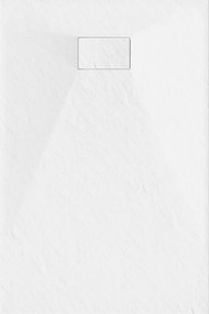 Mexen Hugo, SMC négyszögletes zuhanytálca 110 x 70 cm, fehér, 42107011