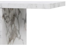 Kis asztal Life - Fehér, Marble