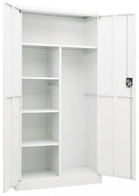 fehér acél zárható szekrény 90 x 40 x 180 cm