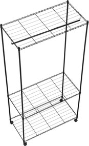 Mozgatható akasztó, fekete, VERDONE