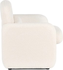 Pihenőfotel krém színben, bouclé kárpittal TOGO