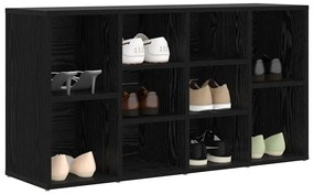 Cipőpad polcokkal Egyéb Musta tammi 103 x 30 x 54.5 cm Faanyag