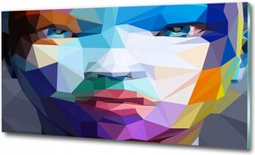 Fotó-üvegkép Absztrakt nő 100x70