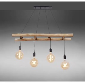 Leuchten Direkt 15025-18 - Csillár zsinóron EDGAR 4xE27/60W/230V