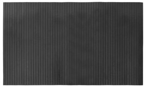 négyszögletű szürke bambusz szőnyeg 60 x 100 cm