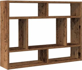 vidaXL antik fa szerelt fa fali polc 75x16x55 cm