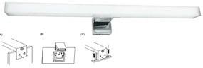 Top Light - LED Fürdőszobai tükörmegvilágítás OREGON LED/7W/230V 40 cm IP44