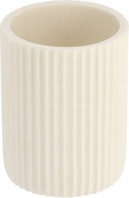 Fogkefetartó Bögre Fogkrém Fehér Dekoratív