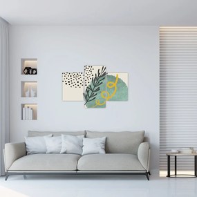 Kép - Absztrakt lapok N⁰1 (90x60 cm)
