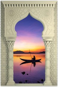 Poszterek 60x90 Esti horgászat naplementekor