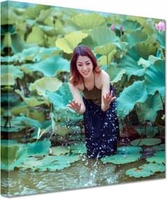 Vászonkép 20x20 Csinos nők Csajok Nagymamák