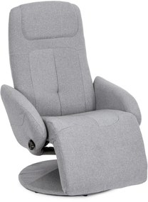 Modern Fotel Szürke Szövet Kárpittal. TONY