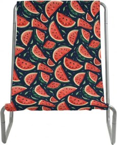 Összecsukható strandnyugágy SAND MELON, színes kivitel