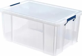 Műanyag tároló doboz, átlátszó, 70 liter, FELLOWES, ProStore™ (IFW77310)