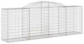 10 db íves horganyzott vas gabion kosár 300 x 50 x 100/120 cm