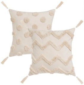 Díszpárna szett 2 db-os 45x45 cm Natural – Casa Selección