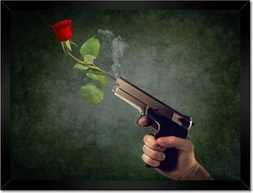 Poszterek keretben 40x30 Rózsa Virág Virágok Rózsa