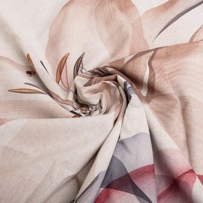 Lilie pamut és len keverékből készült ágyneműhuzat, 220 x 200 cm, 2x 70 x 80 cm