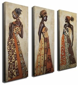 Lusaka háromrészes vászonkép