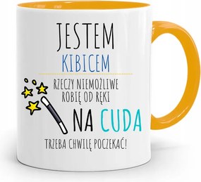 Szurkolóknak Szurkolói Bögre Sárga Ajándék fényképes nyomattal