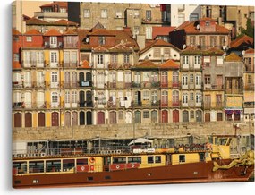 Kép - Vízparti negyed, Portugália (70x50 cm)