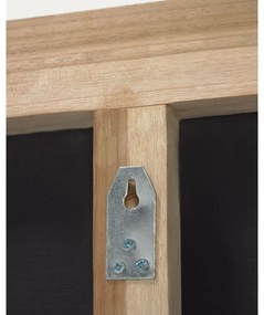 Barna bőr ágytámla 163x60 cm Natesa – Kave Home