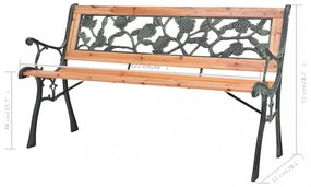 fa kerti pad 122 cm
